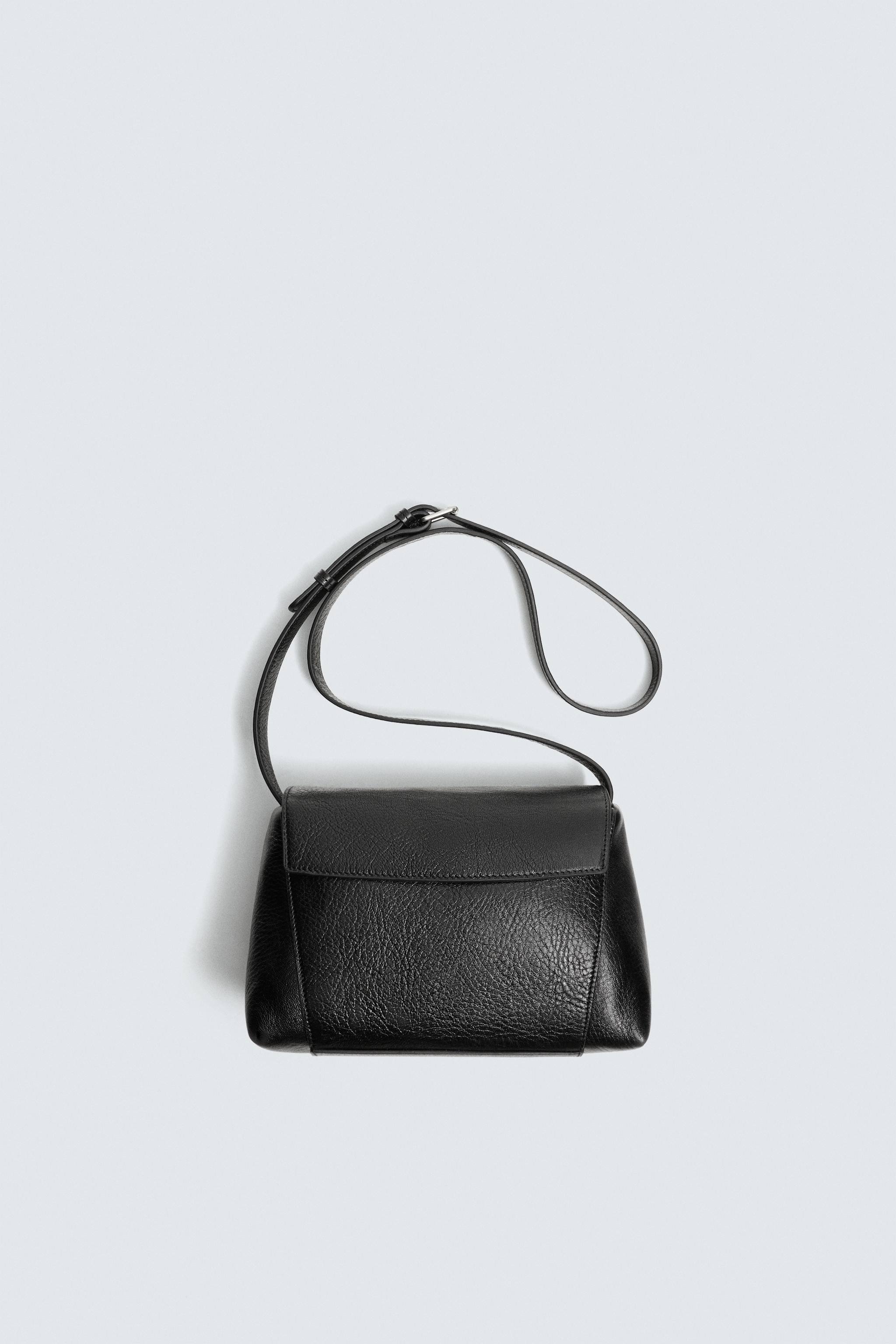 LEATHER CROSSBODY BAG M